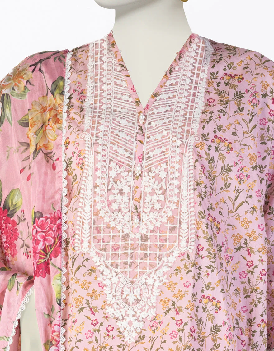 PINK LAWN 3PC STITCHED | JLAWN-S-25-107/S SHAHJAHAN-03 - Image 3