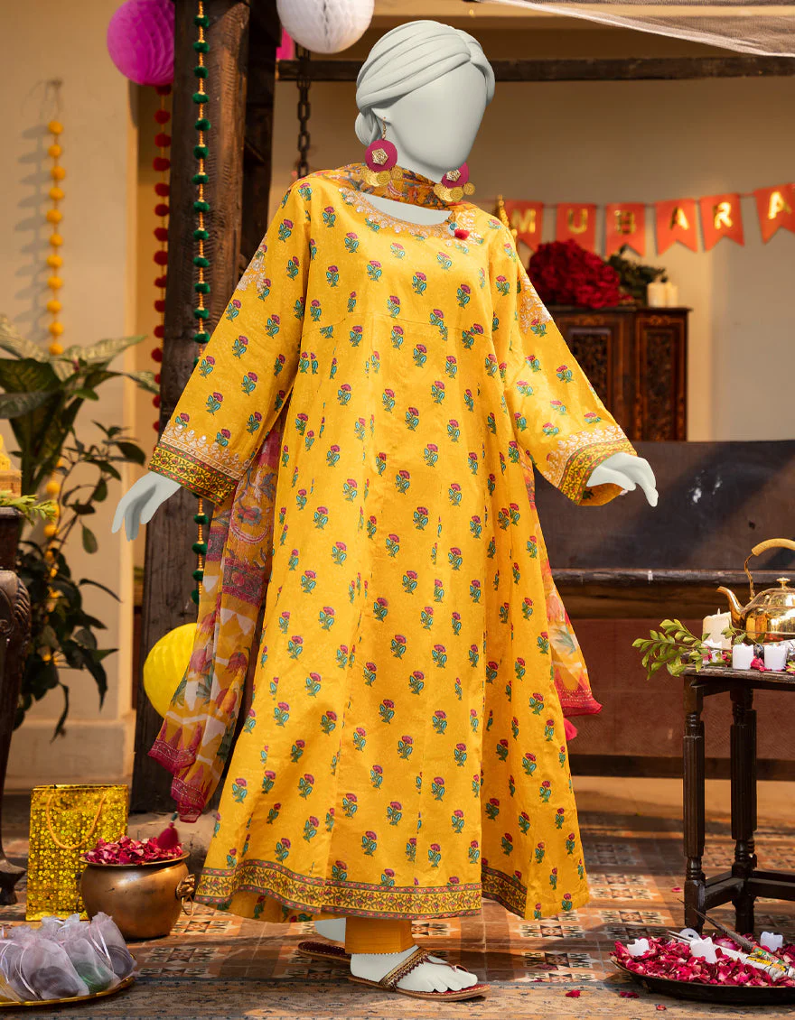 YELLOW LAWN 3PC STITCHED | JLAWN-S-25-123/S MIRROR-03