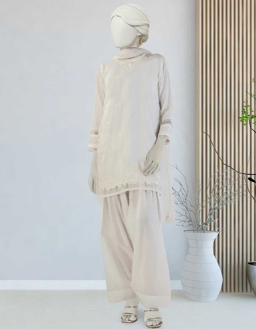 WHITE DOBBY 3PC STITCHED | JLAWN-S-25-125/S PEARL PERFECTION-01