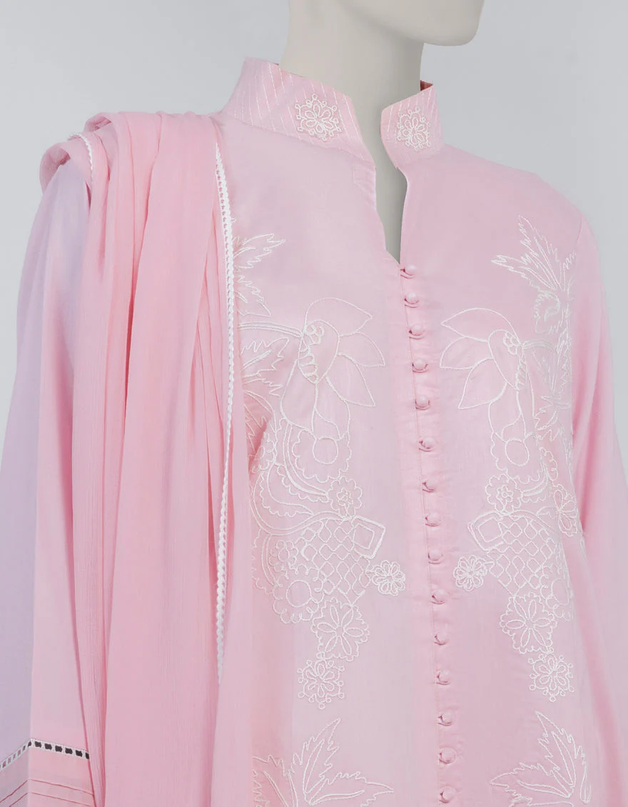 PINK LAWN 3PC STITCHED | JLAWN-S-25-199/S CHAR BAGH-02 - Image 4
