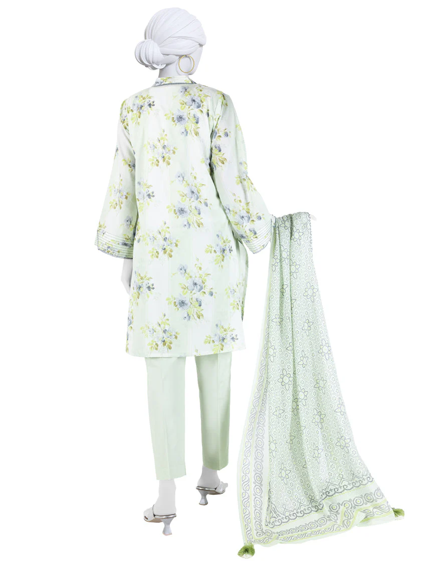 MULTICOLOR LAWN 3PC UNSTITCHED | JLAWN-S-25-3278 FLORAL CHUNDRI-6 - Image 2