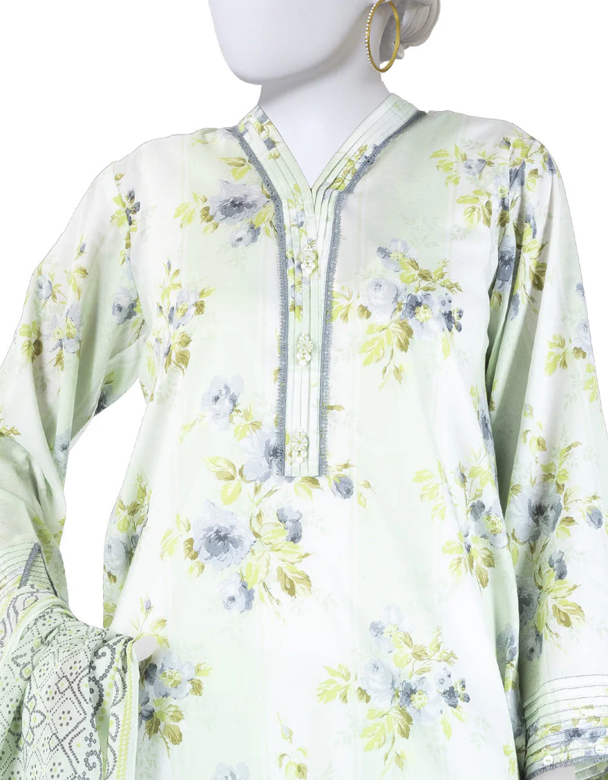 MULTICOLOR LAWN 3PC UNSTITCHED | JLAWN-S-25-3278 FLORAL CHUNDRI-6 - Image 3