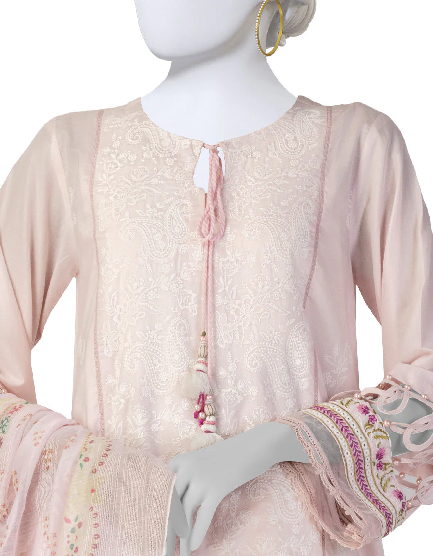 PINK LAWN 3PC STITCHED | JLAWN-S-25-919/S LUXE-A-03 - Image 6
