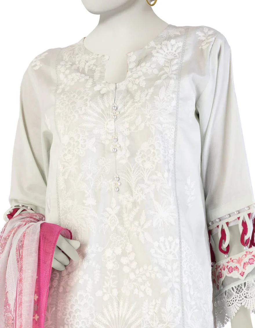 GREEN LAWN 3PC STITCHED | JLAWN-S-25-920/S LUXE-A-04 - Image 2