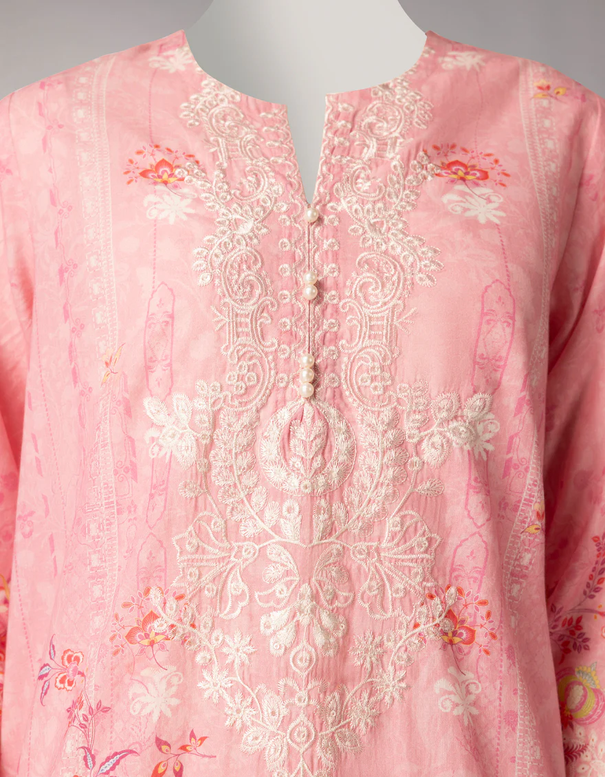 PINK LAWN 3PC STITCHED | JLAWN-S-26-1098/S BOTANICAL GARDEN-04 - Image 3