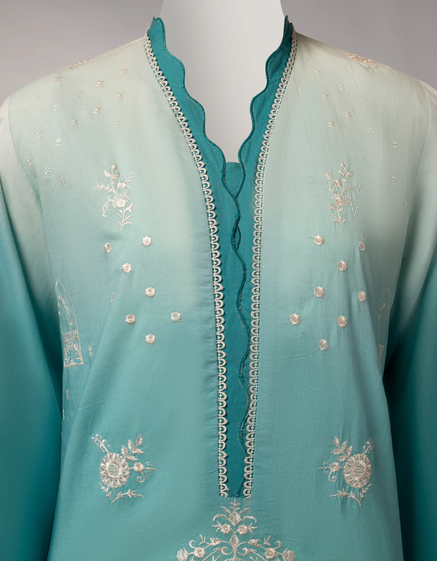 GREEN LAWN 3PC UNSTITCHED | JLAWN-S-26-1104 SERENE-2 - Image 3