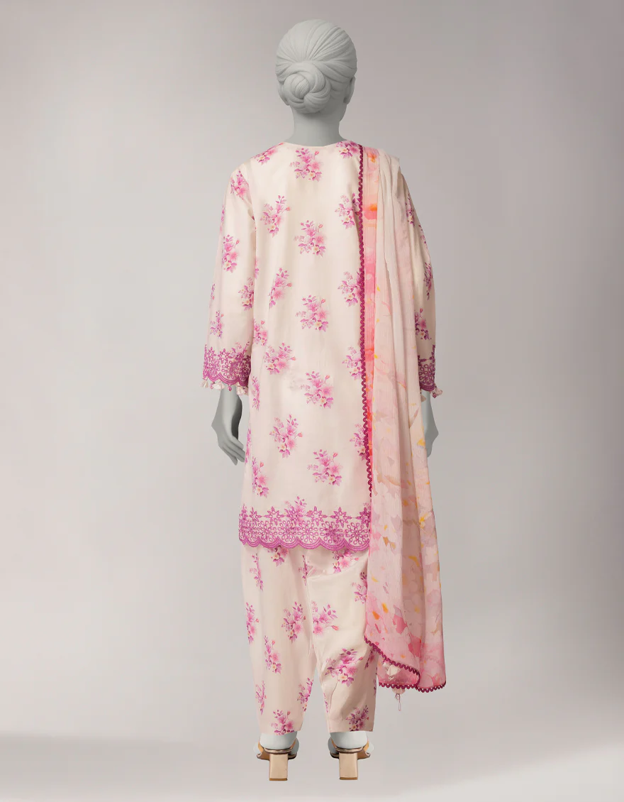 MULTICOLOR LAWN 3PC UNSTITCHED | JLAWN-S-26-3770 FLORAL MYSTIC-8 - Image 2