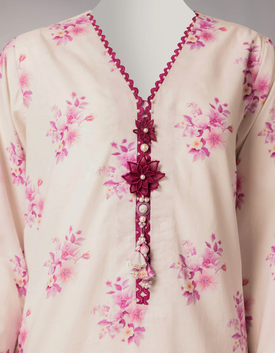 MULTICOLOR LAWN 3PC UNSTITCHED | JLAWN-S-26-3770 FLORAL MYSTIC-8 - Image 3