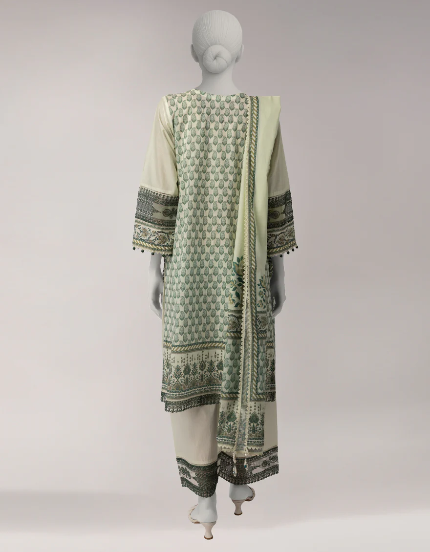 MULTICOLOR LAWN 3PC UNSTITCHED | JLAWN-S-26-3779 ANDAAZ-1 - Image 2