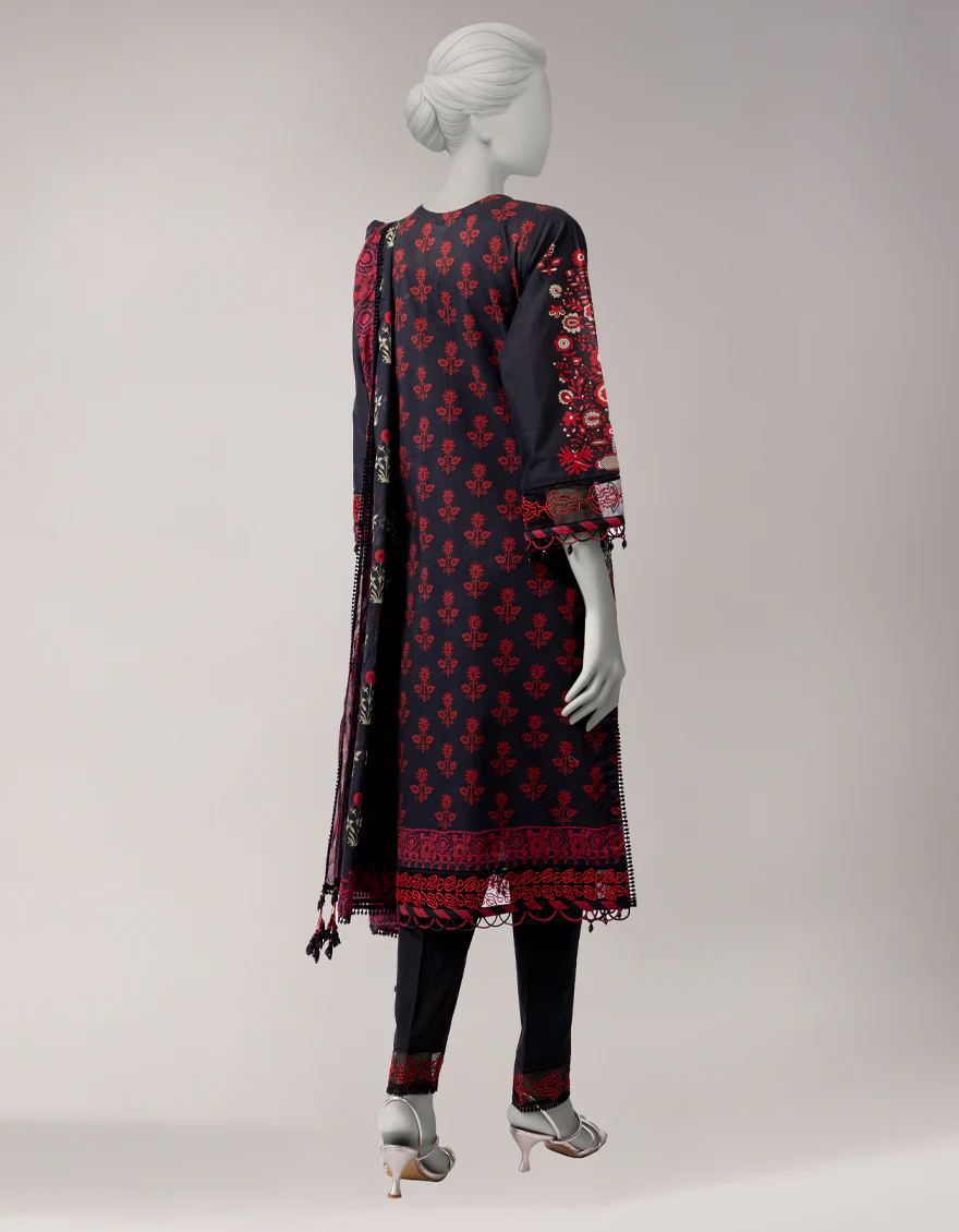 MULTICOLOR LAWN 3PC UNSTITCHED | JLAWN-S-26-3781 ANDAAZ-3 - Image 2
