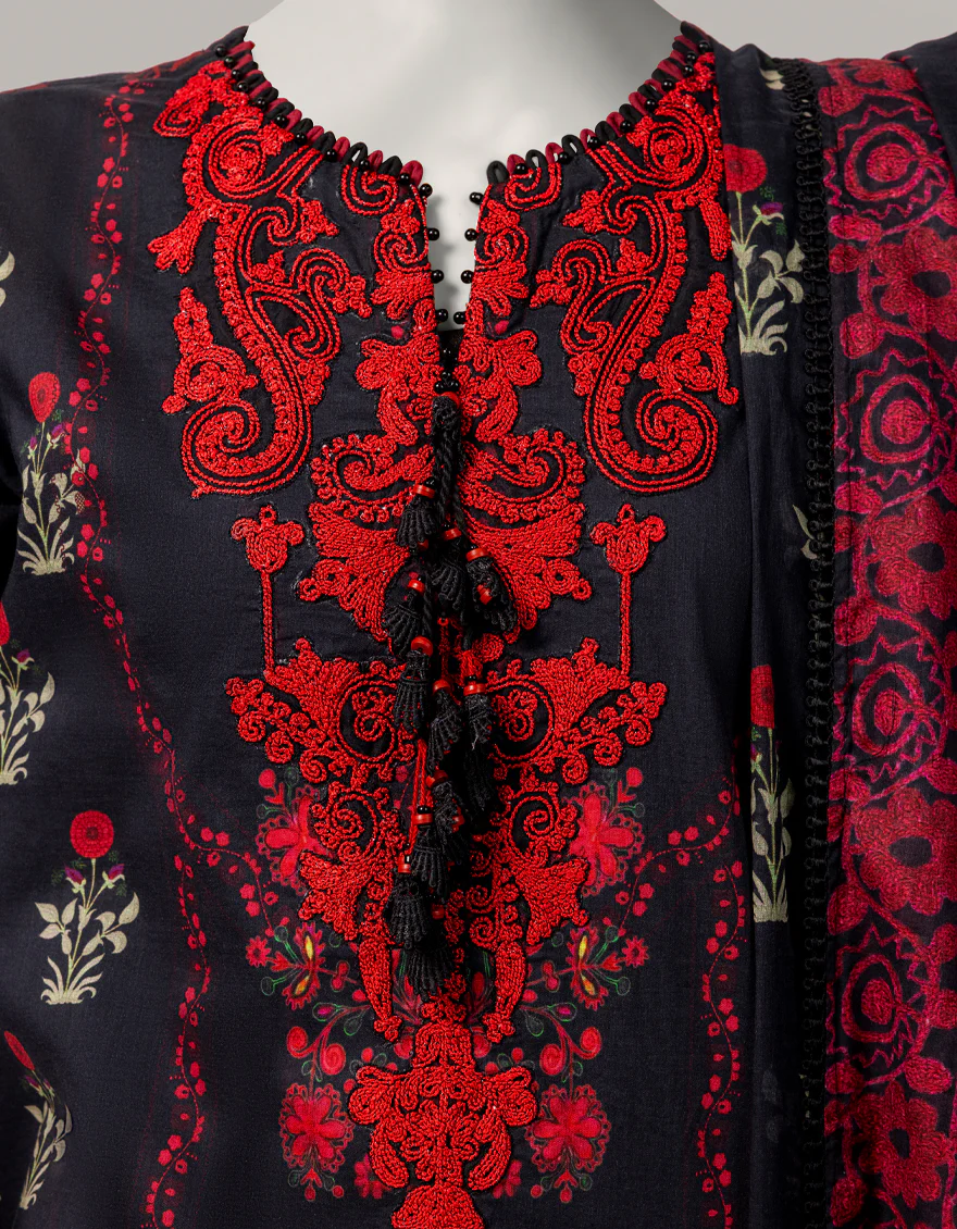 MULTICOLOR LAWN 3PC UNSTITCHED | JLAWN-S-26-3781 ANDAAZ-3 - Image 3