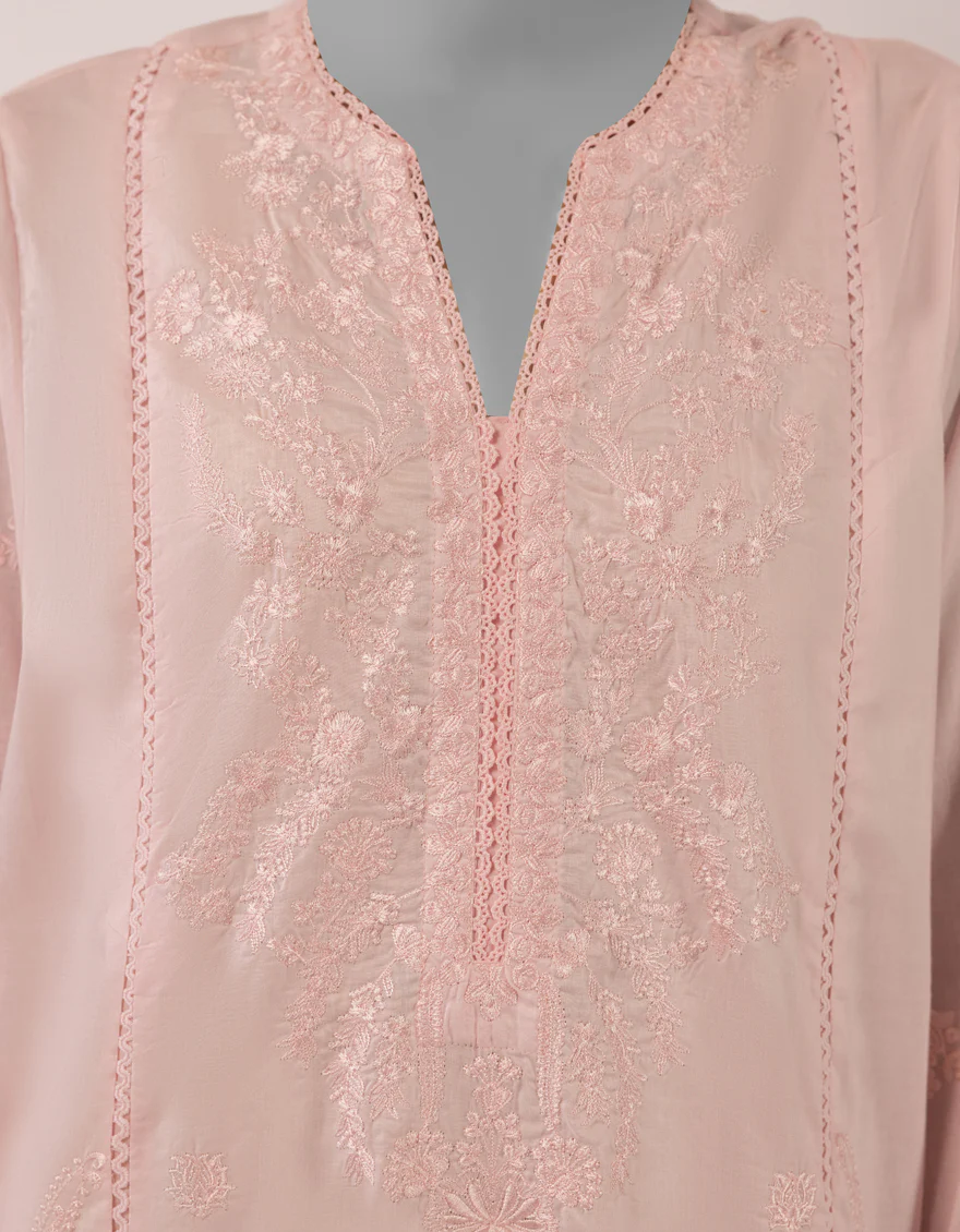 PINK LAWN 3PC STITCHED | JLAWN-S-26-402/S SEHIFFLI-1 - Image 4