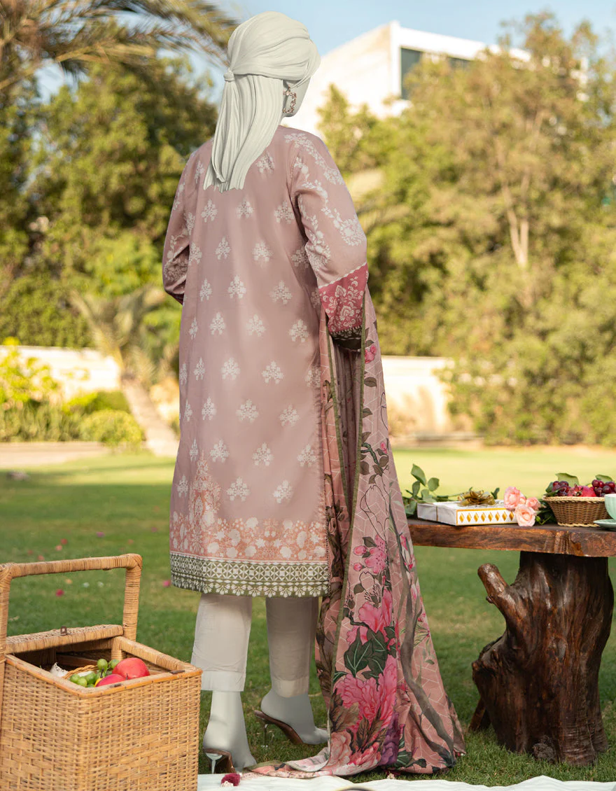 MULTICOLOR LAWN 2PC UNSTITCHED | JLAWN-S-JDS-25-1103 BLOCK COLOR-8 - Image 3