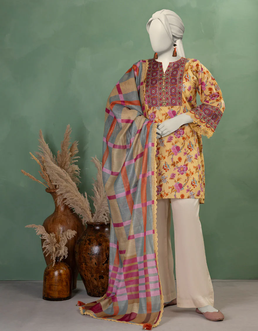 MULTICOLOR LAWN 2PC UNSTITCHED | JLAWN-S-JDS-25-1108 CHINTZ-5