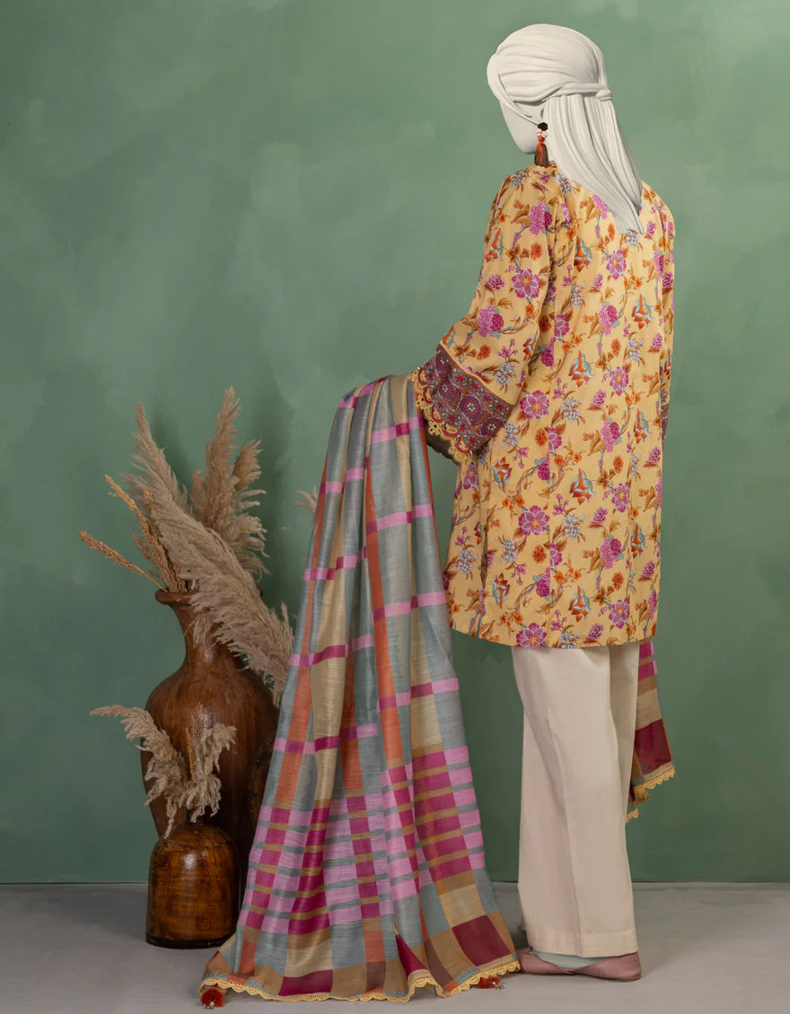 MULTICOLOR LAWN 2PC UNSTITCHED | JLAWN-S-JDS-25-1108 CHINTZ-5 - Image 2
