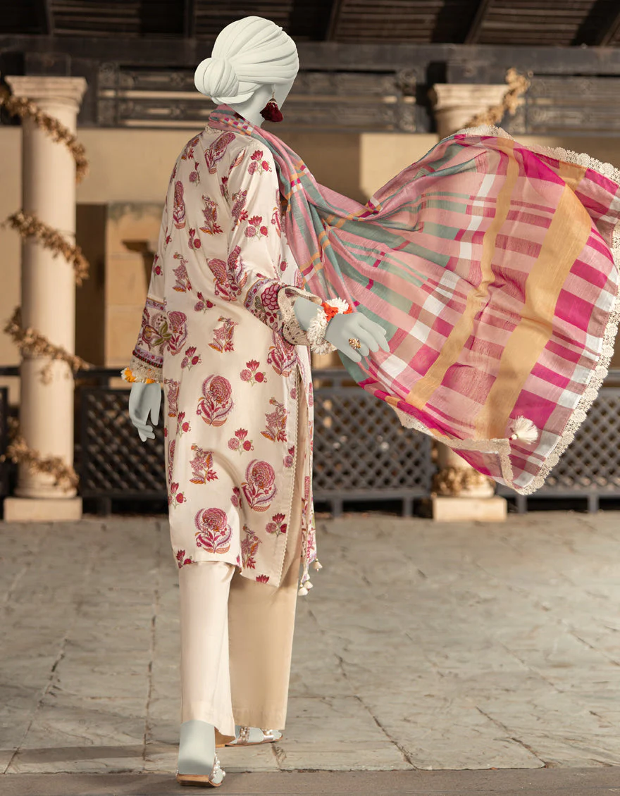 MULTICOLOR LAWN 2PC UNSTITCHED | JLAWN-S-JDS-25-1110 CHINTZ-7 - Image 2
