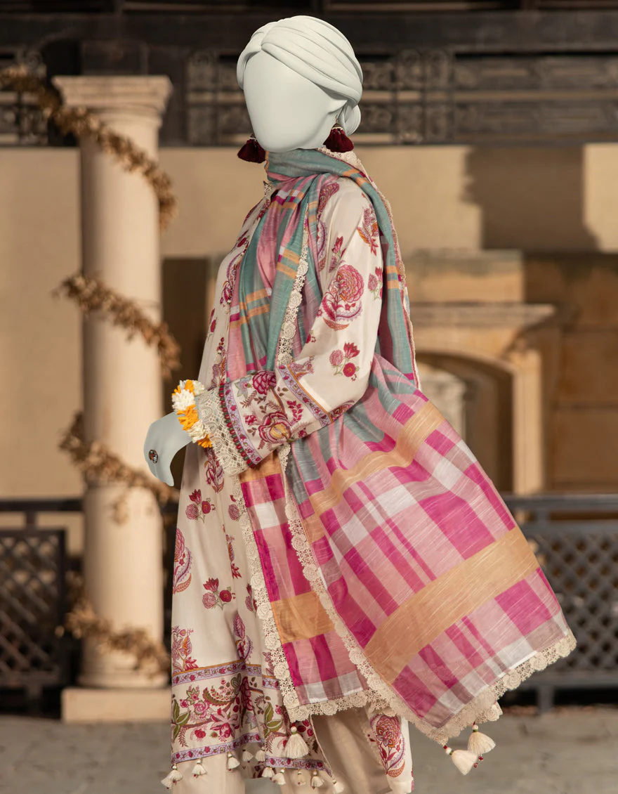 MULTICOLOR LAWN 2PC UNSTITCHED | JLAWN-S-JDS-25-1110 CHINTZ-7 - Image 3