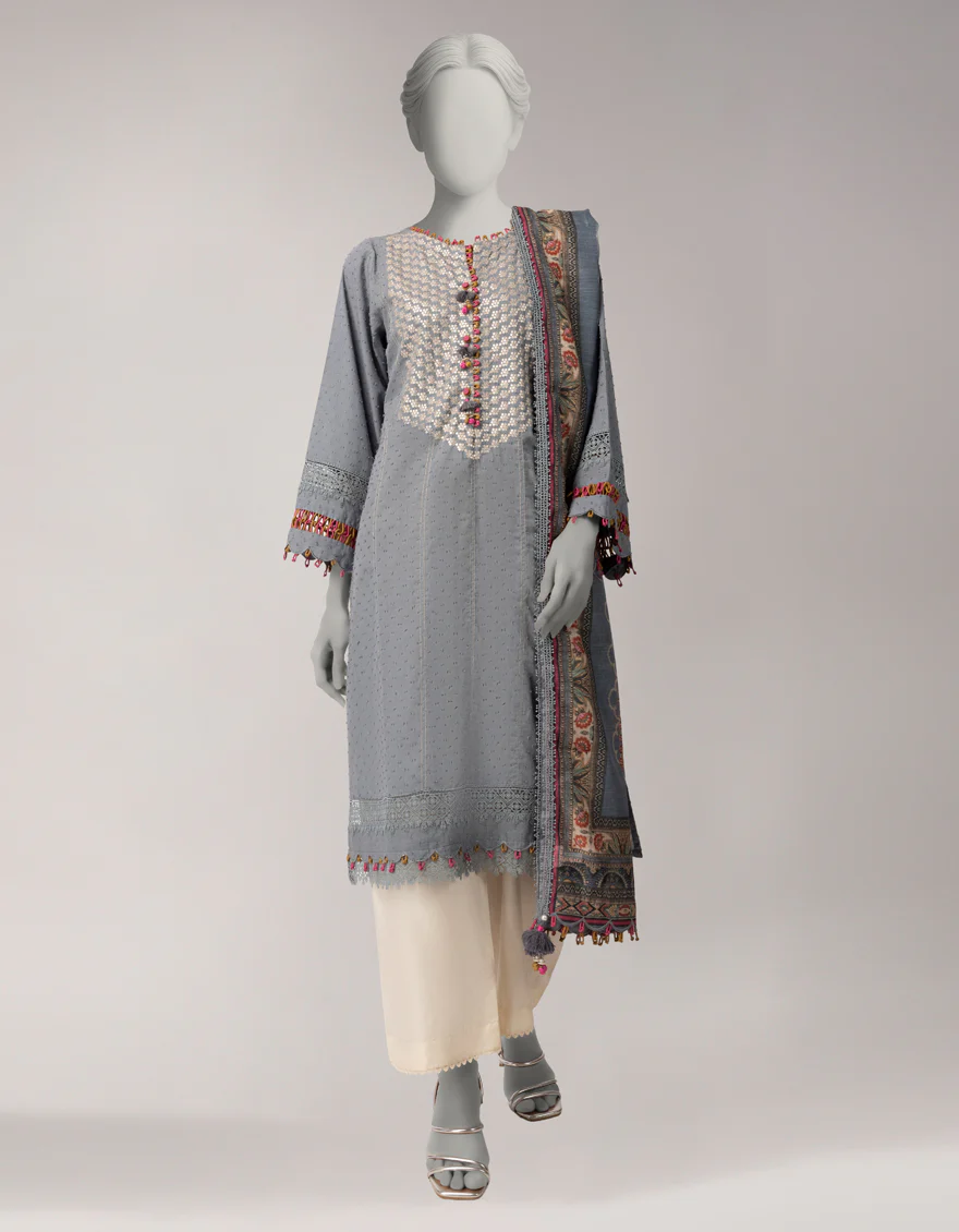 GREY DORIA 2PC UNSTITCHED | JLAWN-S-JDS-26-1248 RIWAYAT-2