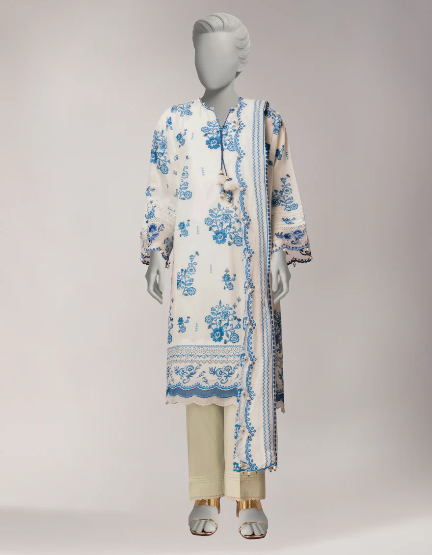 MULTICOLOR LAWN 2PC UNSTITCHED | JLAWN-S-JDS-26-1252 SAWERA-2