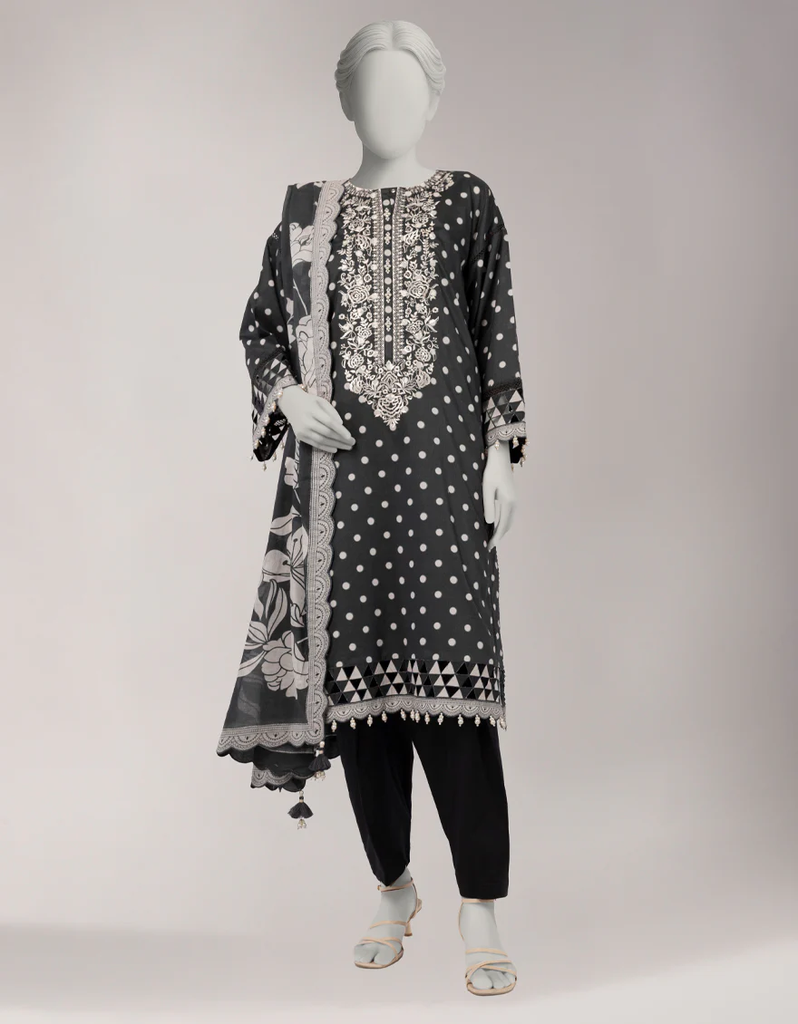 MULTICOLOR LAWN 2PC UNSTITCHED | JLAWN-S-JDS-26-1255 AURA-1