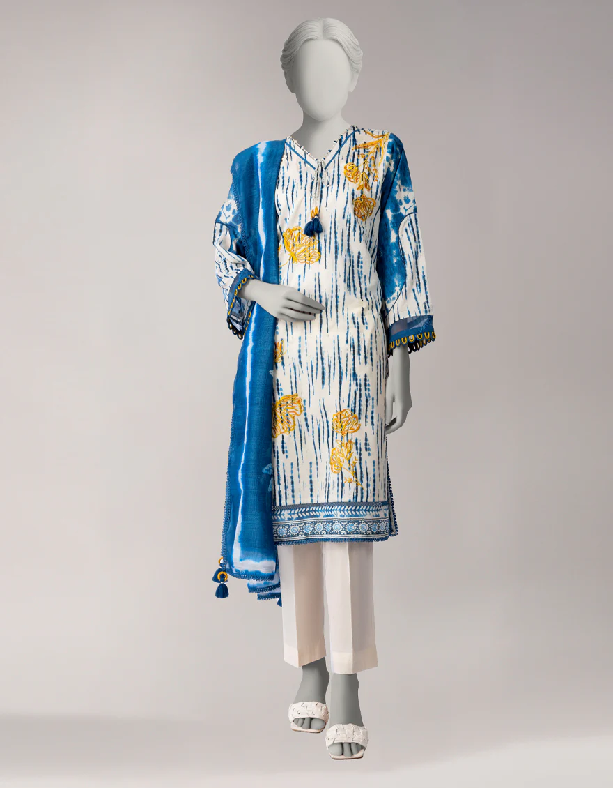 MULTICOLOR LAWN 2PC UNSTITCHED | JLAWN-S-JDS-26-1261 TIEDYE-03