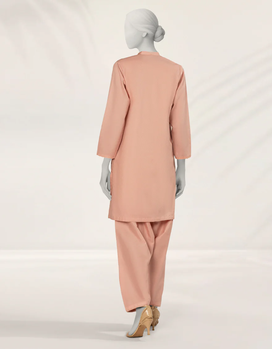 PINK TEXTURED CO-ORD SET | JLAWN-S-JST-25-2193/S O'FRIDA GEN Z-01 - Image 3