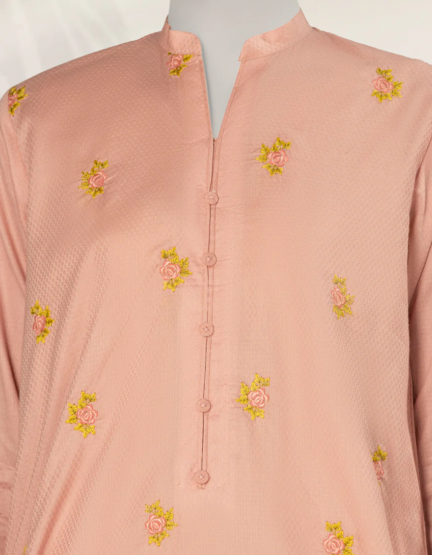 PINK TEXTURED CO-ORD SET | JLAWN-S-JST-25-2193/S O'FRIDA GEN Z-01 - Image 4