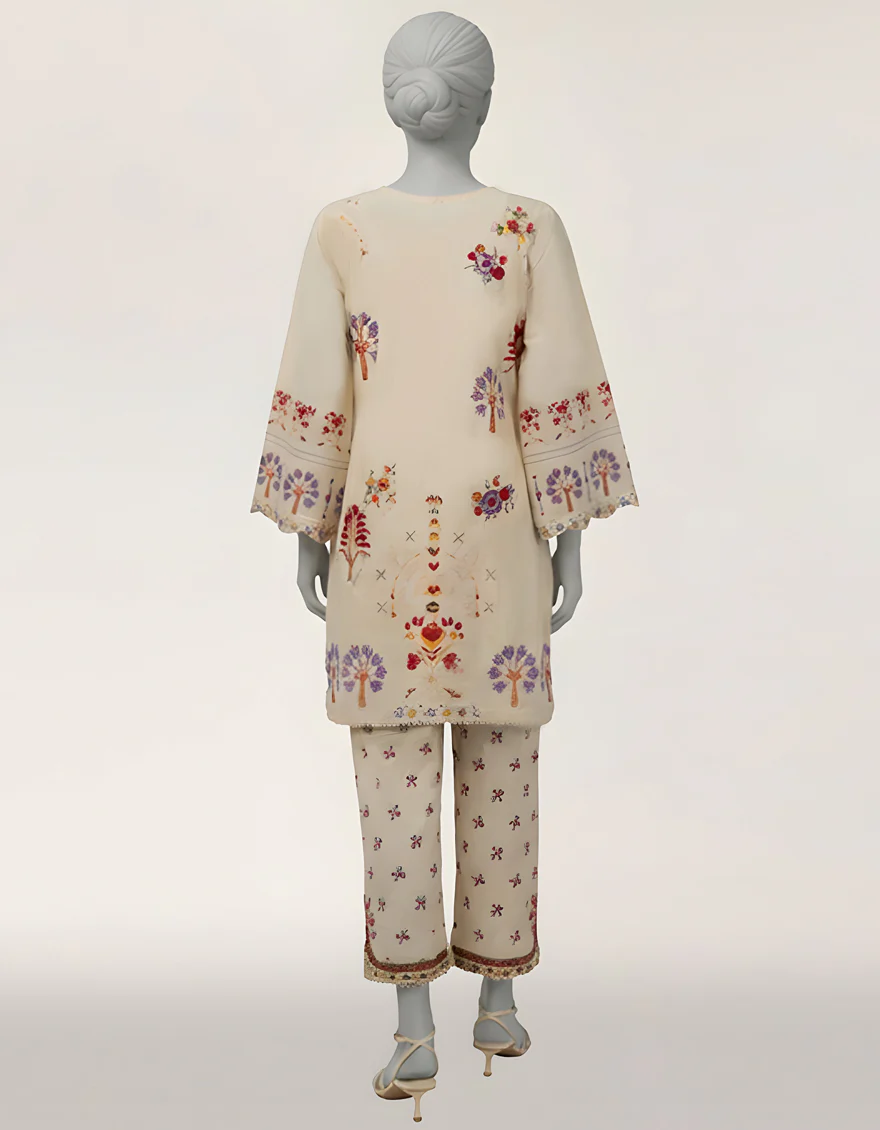 BEIGE LAWN 2PC STITCHED | JLAWN-S-JST-26-2309/S MALTA-B--03 - Image 2