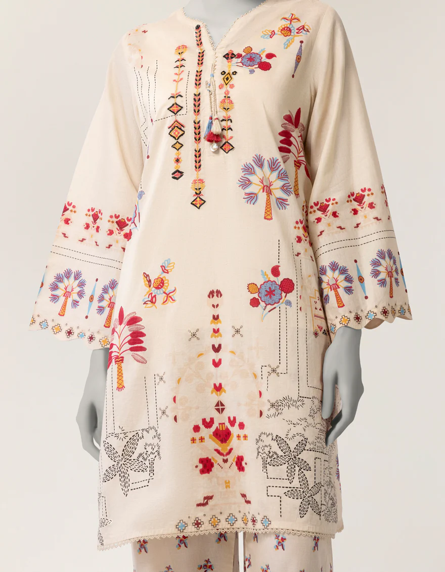 BEIGE LAWN 2PC STITCHED | JLAWN-S-JST-26-2309/S MALTA-B--03 - Image 3
