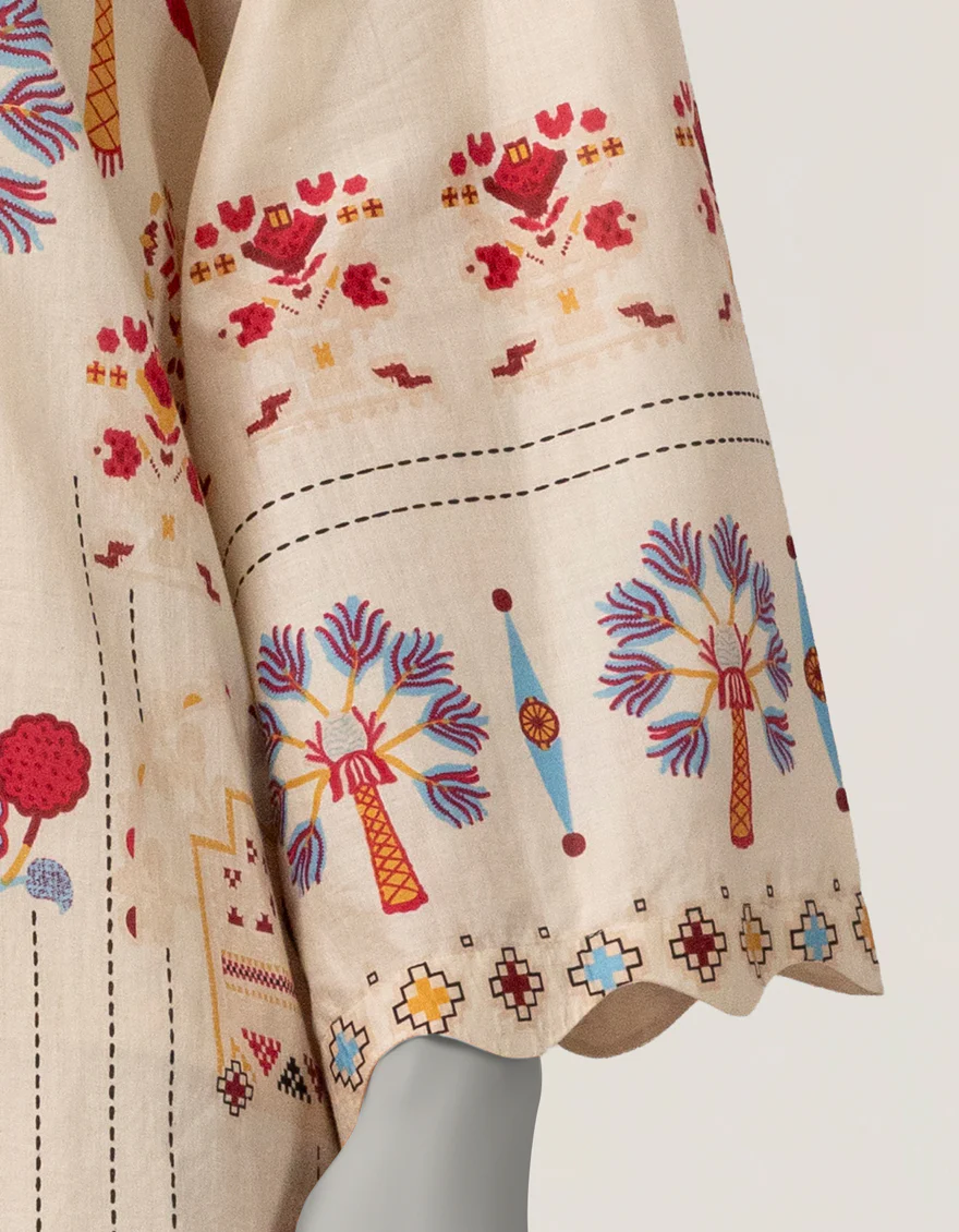 BEIGE LAWN 2PC STITCHED | JLAWN-S-JST-26-2309/S MALTA-B--03 - Image 4