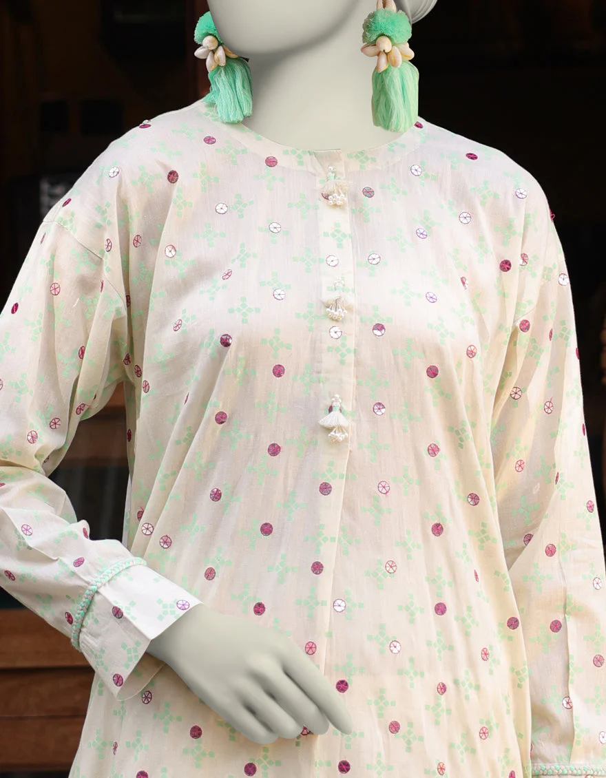 BEIGE LAWN 1PC UNSTITCHED | JLAWN-S-JSU-25-919 KANDHAR-3 - Image 3