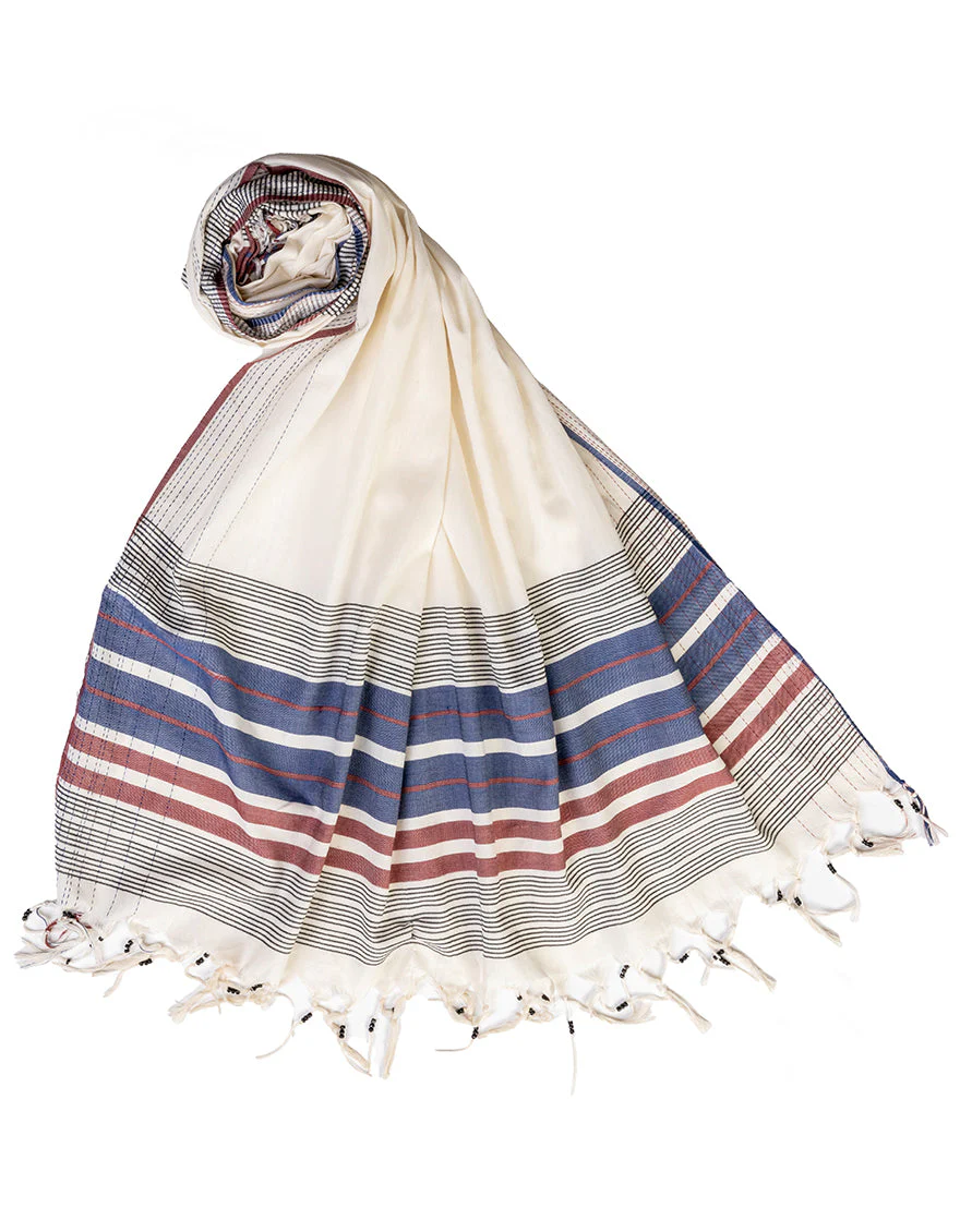 MULTICOLOR JACQUARD DUPATTA | JLDP-S-25-2641 FB/DP-006