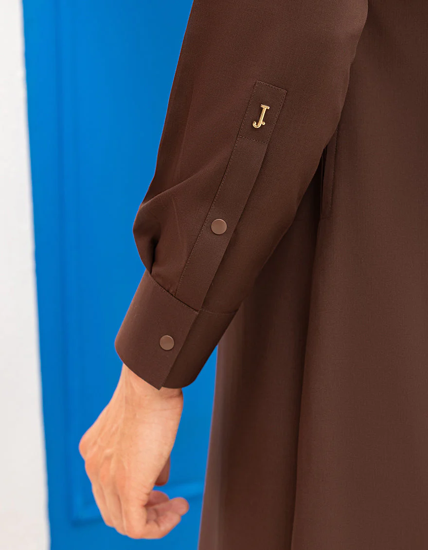 BROWN BLENDED JUBBA | JT-JUBBA-33196/S25/JJ8833-PN - Image 4