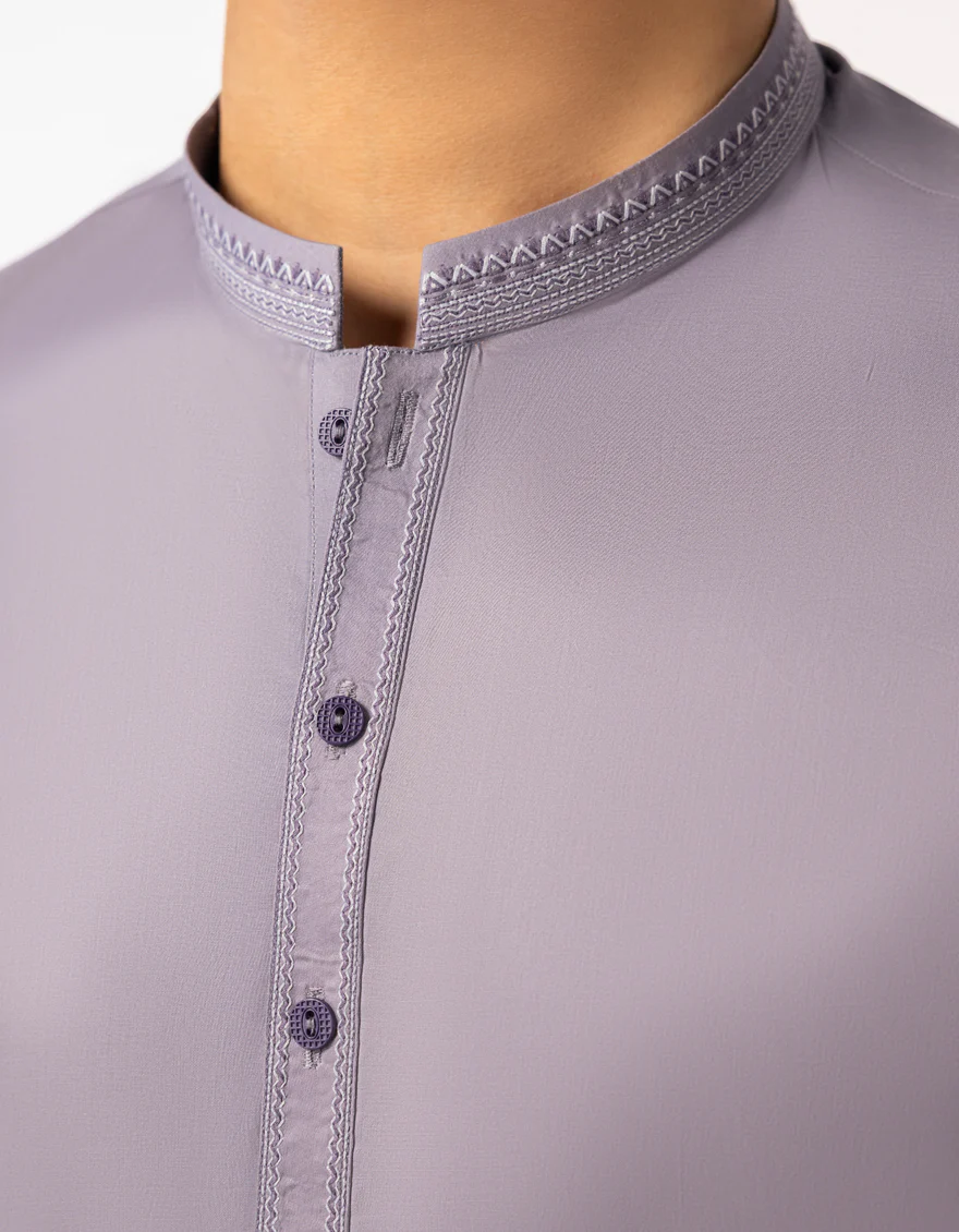 LIGHT PURPLE COTTON KURTA | JTK-A-42084/S26/JJ10827-SF - Image 3