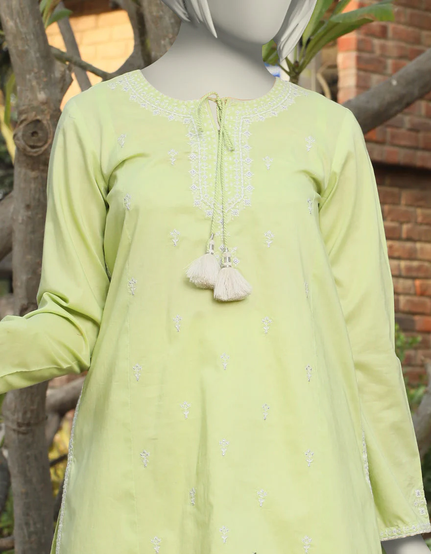 GREEN LAWN KURTI | JYGK-S-JTS-25-4011 FB/RANGKARI-1 - Image 2