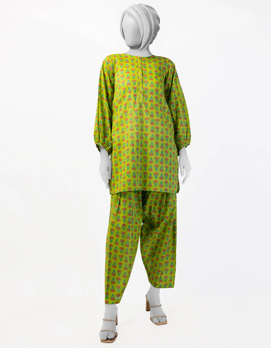 GREEN LAWN KURTI | JYGK-S-JTS-25-4040 FB/ESSENTIAL-T-11