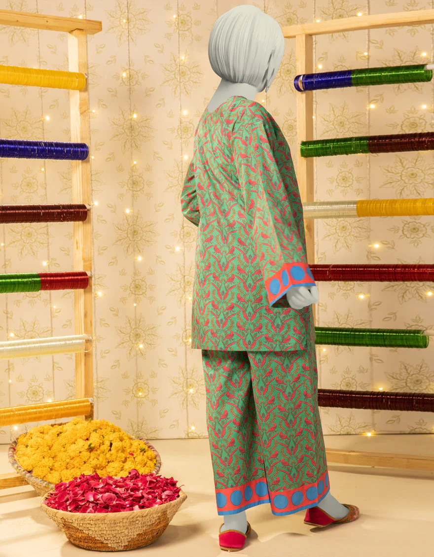 GREEN LAWN KURTI | JYGK-S-JTS-25-4042 FB/ESSENTIAL-0T-13 - Image 2