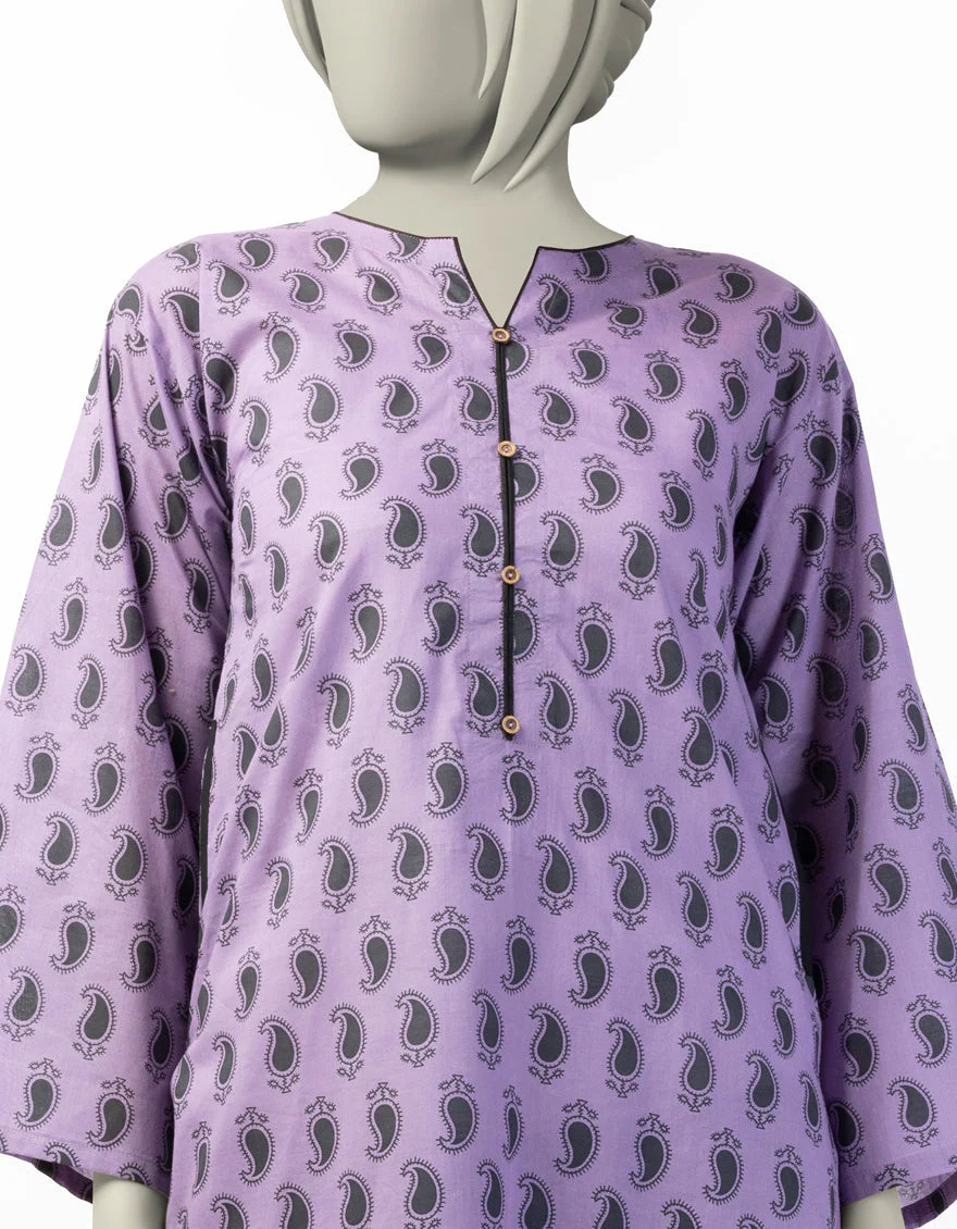 PURPLE LAWN KURTI | JYGK-S-JTS-25-4045 FB/ESSENTIAL-T-16 - Image 2